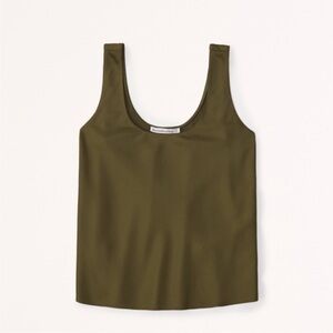 A&F Satin Scoop Neck Cami. NWT Size Medium